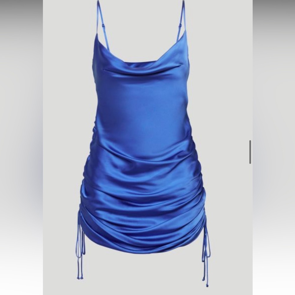 Wilfred ruched slip dress